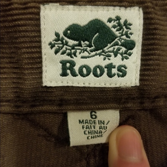 Brown Corduroy Roots Mini Skirt - Picture 3 of 4